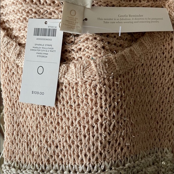 Chico’s Scoop Neck Sweater with Sequins - Picture 3 of 4